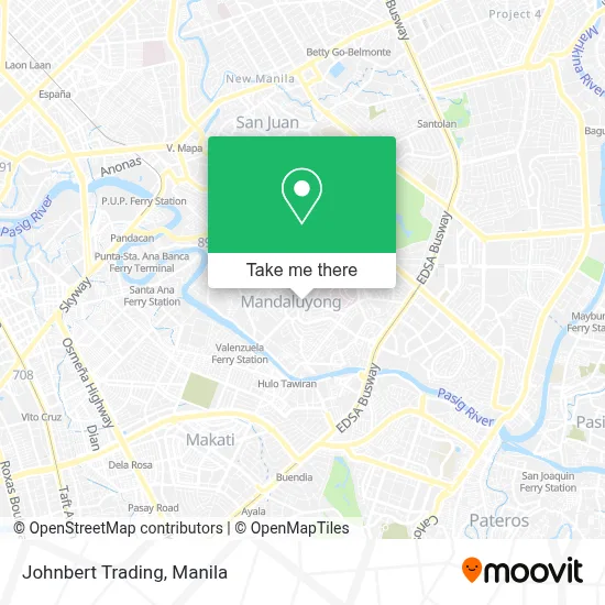 Johnbert Trading map