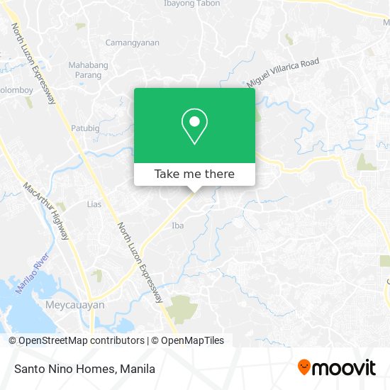 Santo Nino Homes map