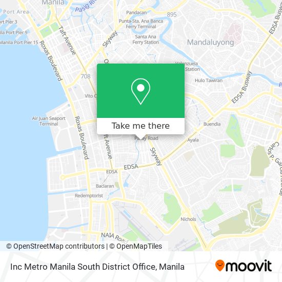 Inc Metro Manila South District Office map