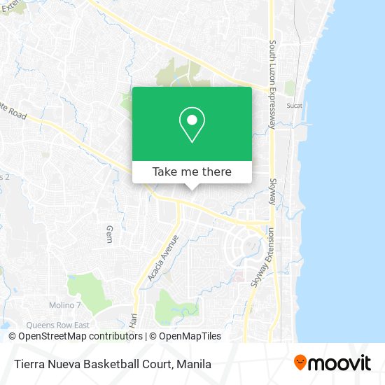 Tierra Nueva Basketball Court map