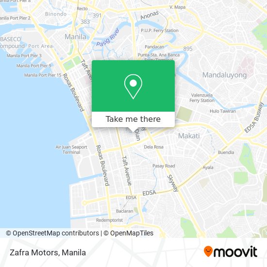 Zafra Motors map