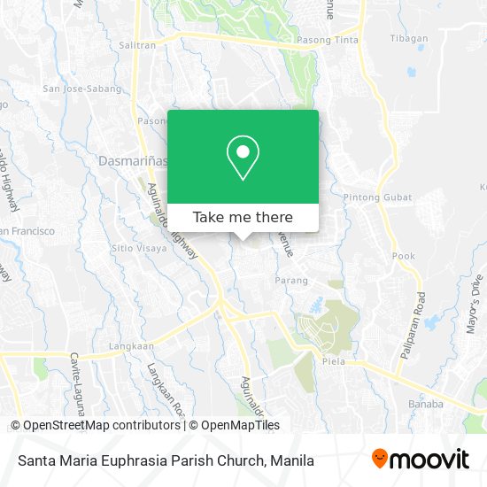 Santa Maria Euphrasia Parish Church map