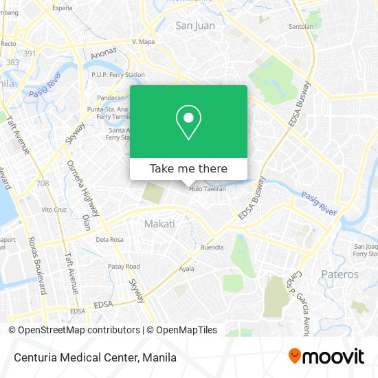 Centuria Medical Center map