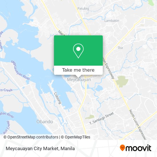 Meycauayan City Market map