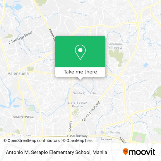 Antonio M. Serapio Elementary School map