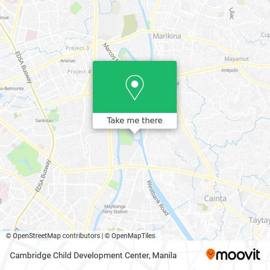 Cambridge Child Development Center map