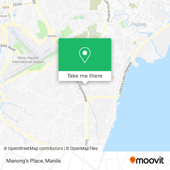 Manong's Place map