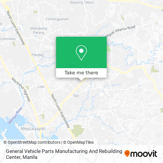 General Vehicle Parts Manufacturing And Rebuilding Center map