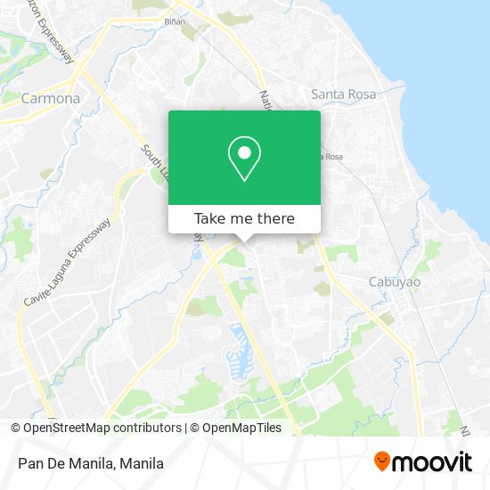 Pan De Manila map