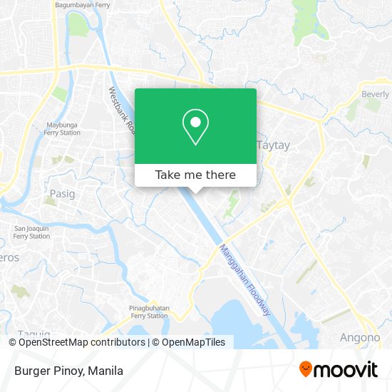 Burger Pinoy map