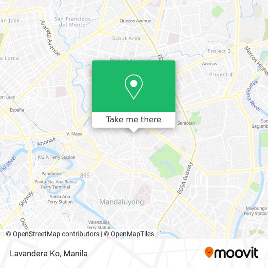 Lavandera Ko map