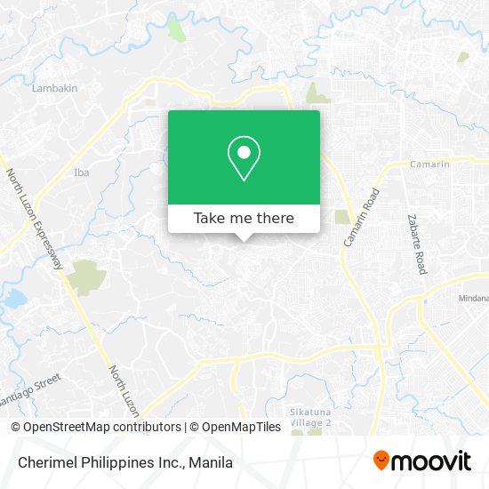 Cherimel Philippines Inc. map