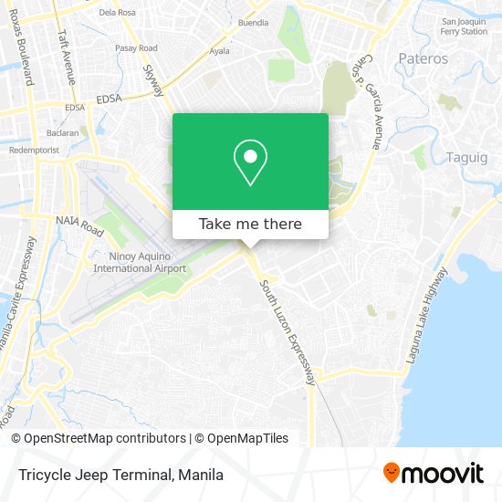Tricycle Jeep Terminal map