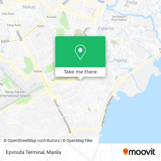 Epvtoda Terminal map