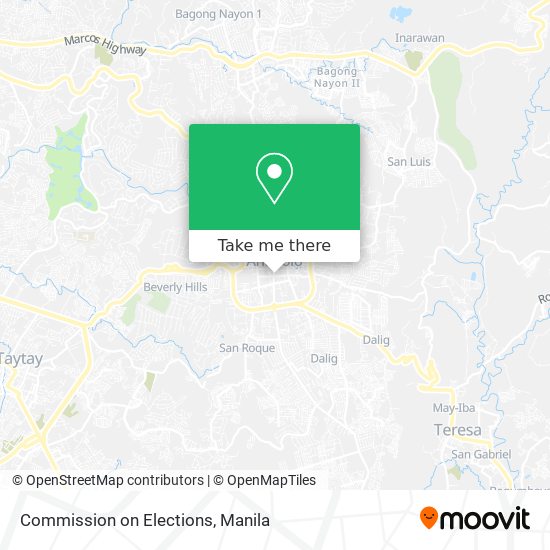 Commission on Elections map