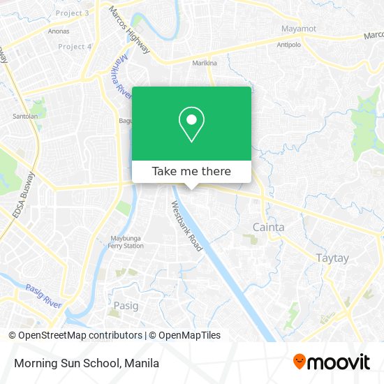 Morning Sun School map