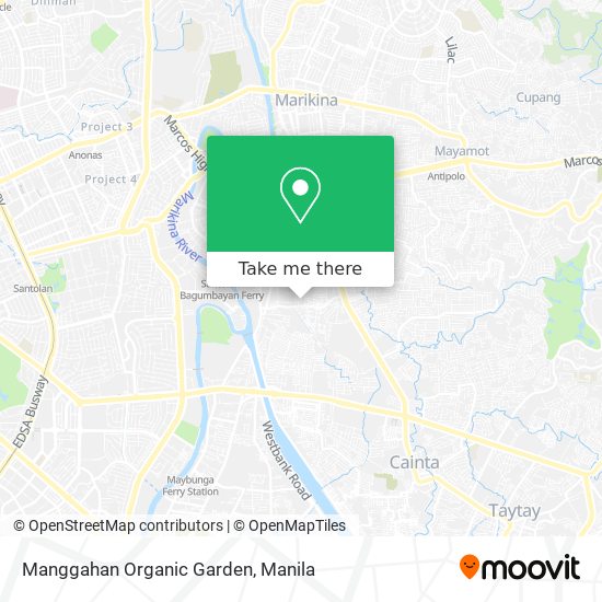 Manggahan Organic Garden map