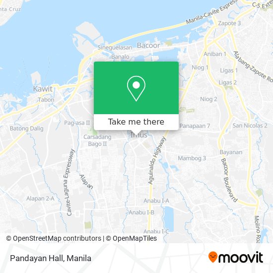 Pandayan Hall map