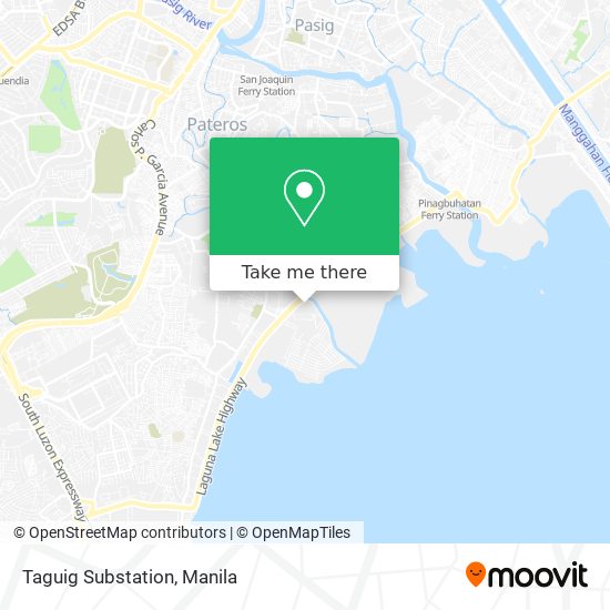 Taguig Substation map