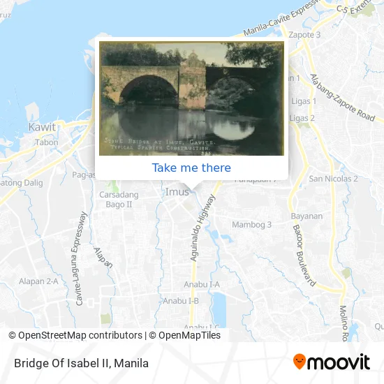Bridge Of Isabel II map