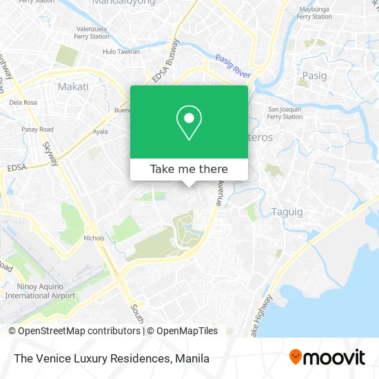 The Venice Luxury Residences map
