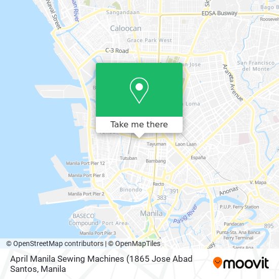 April Manila Sewing Machines map