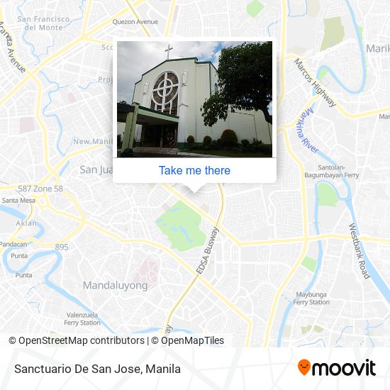 Sanctuario De San Jose map