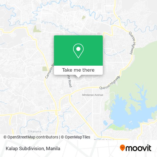 Kalap Subdivision map