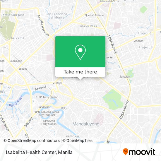 Isabelita Health Center map