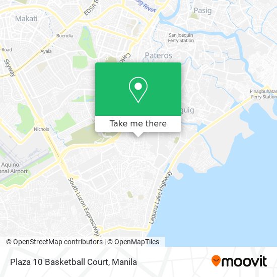 Plaza 10 Basketball Court map