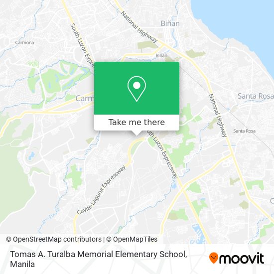 Tomas A. Turalba Memorial Elementary School map