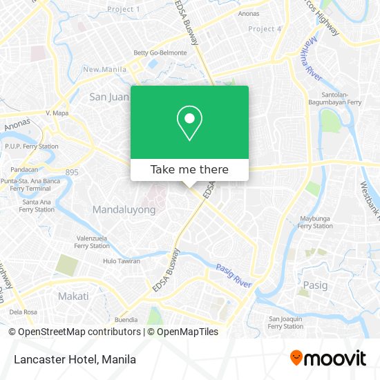 Lancaster Hotel map