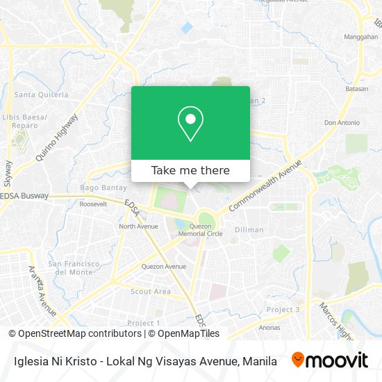 Iglesia Ni Kristo - Lokal Ng Visayas Avenue map