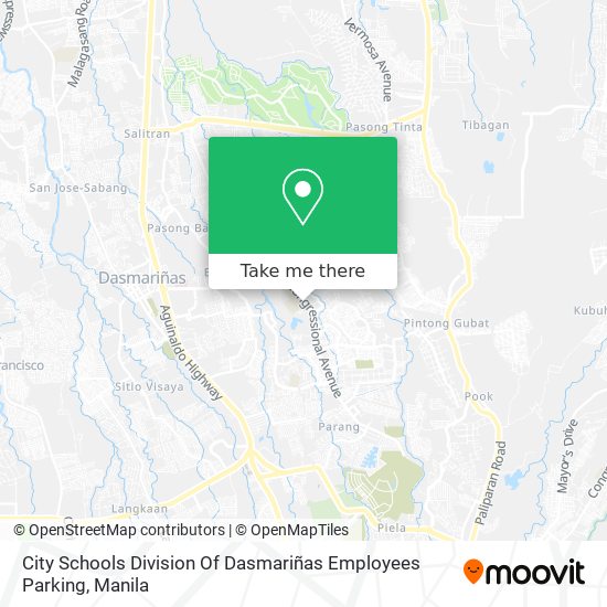 City Schools Division Of Dasmariñas Employees Parking map