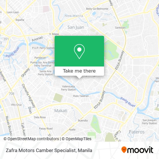 Zafra Motors Camber Specialist map