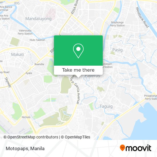 Motopaps map