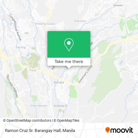 Ramon Cruz Sr. Barangay Hall map