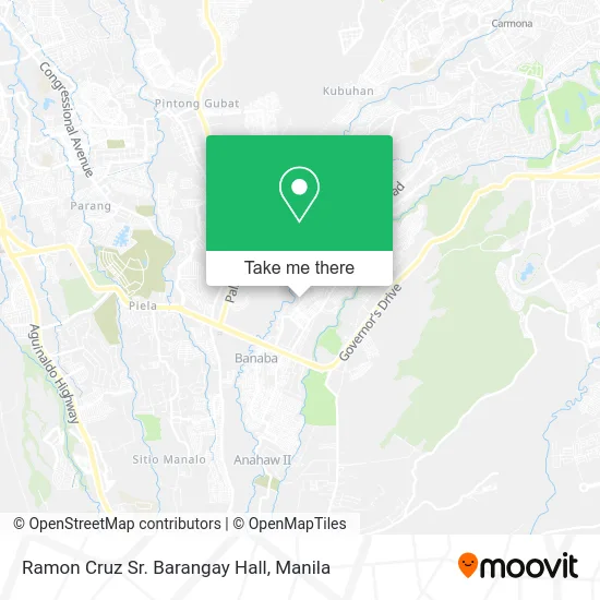 Ramon Cruz Sr. Barangay Hall map