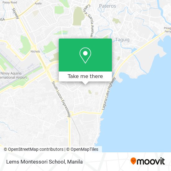 Lems Montessori School map