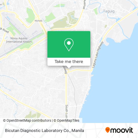 Bicutan Diagnostic Laboratory Co. map