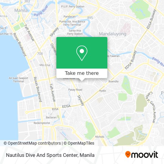Nautilus Dive And Sports Center map