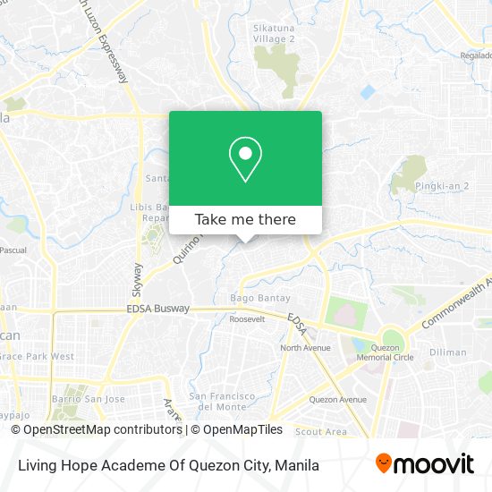 Living Hope Academe Of Quezon City map