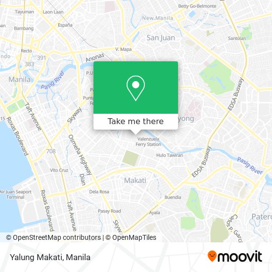 Yalung Makati map