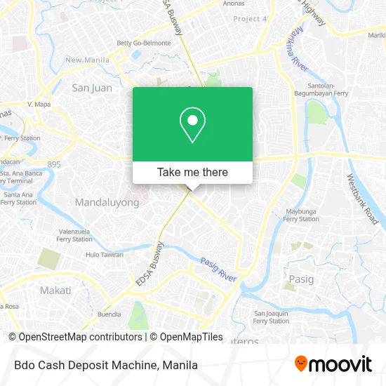 Bdo Cash Deposit Machine map
