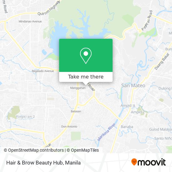 Hair & Brow Beauty Hub map