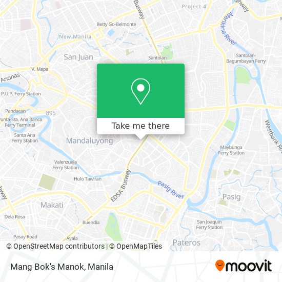 Mang Bok's Manok map