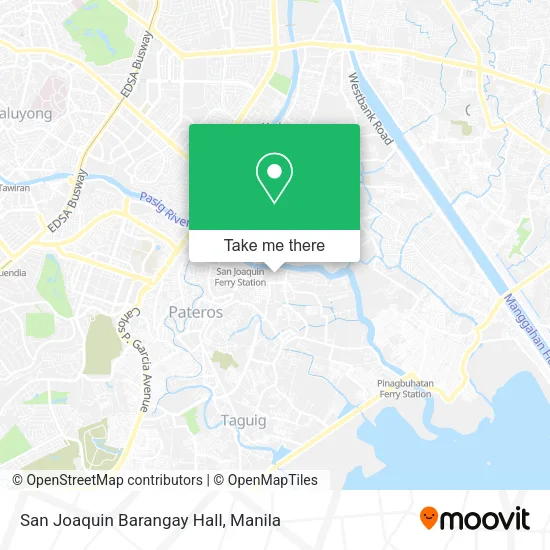 San Joaquin Barangay Hall map