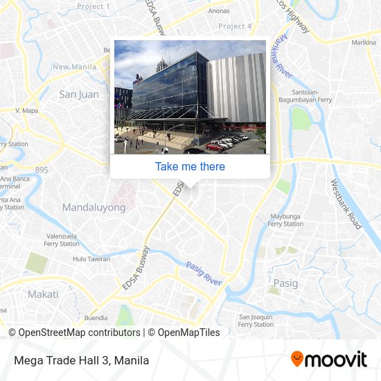 How To Get To Mega Trade Hall 3 In Mandaluyong By Bus Or Train?