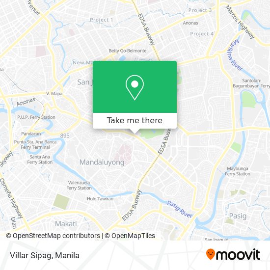 Villar Sipag map