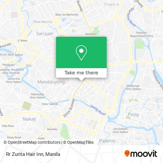 Rr Zurita Hair Inn map